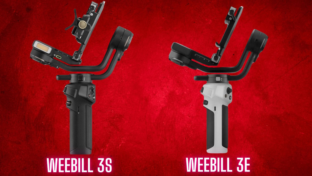 Weebill 3s and Weebill 3E on a red background with their names in text under each model.